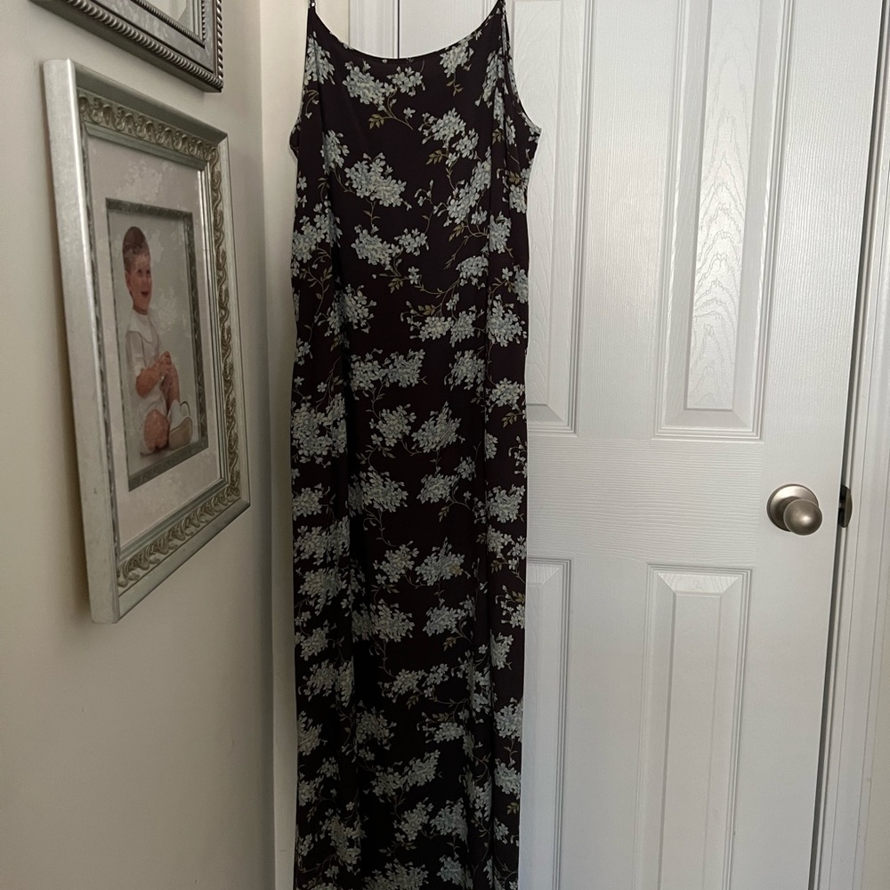 Vintage maxi dress, circa late 90’s, The Limited, 100% rayon, dry clean only
